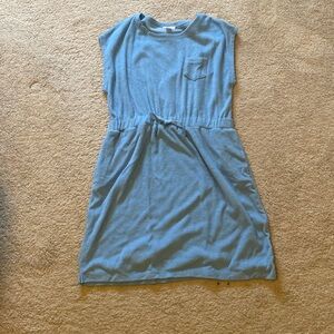 Crewcuts size XL blue terrycloth dress